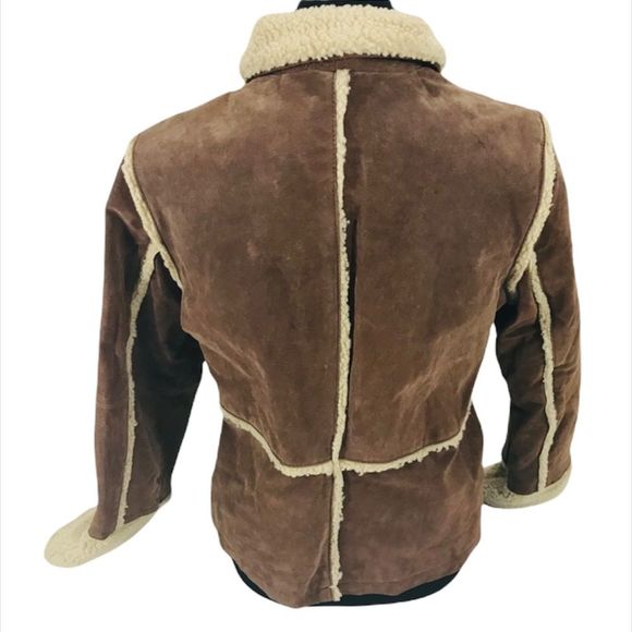 Outbound Collection Leather Jacket, Brown, Cream, Small - Picture 2 of 4